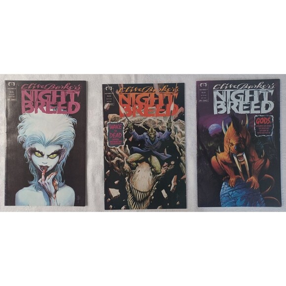 CLIVE BARKER'S NIGHT BREED #8, #10, #11 EPIC COMICS 1991 - Picture 1 of 10